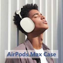 4-delige set - Siliconen Hoes - voor AirPods Max Hooftelefoons 1，2 van – Siliconen Oorkussens Beschermhoes - Oorschelp Beschermhoes, Hoofdband Beschermhoes – Anti-Kras Zachte Siliconen Beschermer – Sterrenlicht — thumbnail 2
