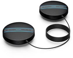 Bluetooth Conferentie Speakerphone Bundle voor 16 Deelnemers met 18 Uur Spreektijd en 360° Geluidskwaliteit