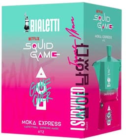 Italiaanse Koffiepot Bialetti Blauw Roze Aluminium Thermoplast 6 Kopjes — thumbnail 2