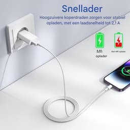 GELLDG 5W USB-stroomadapter - 3-pack - USB-stekker - Stroomadapter - 5V 1A AC-adapterlader - Geschikt voor iPhone XS, X, 8, 7, 6, 5, mobiele telefoons, Android-telefoons, smartwatches, Xiaomi-telefoons, hoofdtelefoons en smartwatches — thumbnail 3