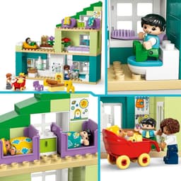 LEGO DUPLO - 3-in-1 modern woonhuis met figuren Constructiespeelgoed — thumbnail 4