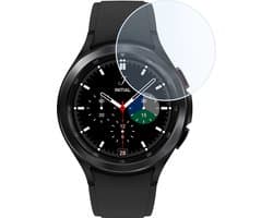 Screenprotector - Geschikt voor Samsung Galaxy Watch 4 Classic 46 mm - Sterk & Shockproof - Tempered Glass - Gehard Glas - Beschermglas Screen Cover - Bescherm Protector voor Smartwatch