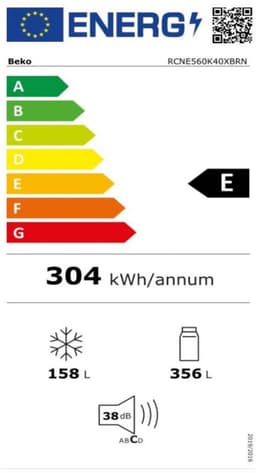 Beko RCNE560K40XBRN - NeoFrost Duo Cooling - Koel-vriescombinatie — thumbnail 3