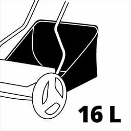 Einhell Kooimesmaaier GC-HM 300 - Maaibreedte: 30 cm - Aanbevolen gazonoppervlakte: tot 150 m² - 16 L opvangbak - Maaihoogte: 13-37 mm — thumbnail 5