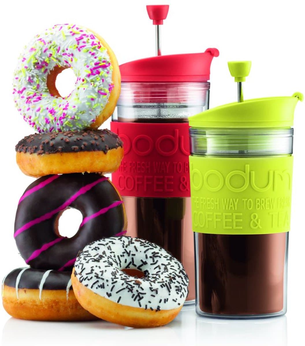 Bodum Cafetiere Travel Press Zwart 450 ml — afbeelding 1