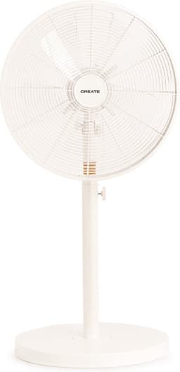 CREATE - Retro stijl 50 W draaiende staande ventilator - AIR STAND WOOD — thumbnail 4