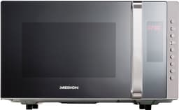 MEDION vrijstaande, 3-in-1 magnetron met grill- en heteluchtfunctie, 800 watt vermogen, 1200 watt bovengrill/heteluchtvermogen, 23L, MD17495, zilver — thumbnail 1