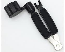 ***Snarenwinder van Heble®-Onderhoudsset voor gitaarsnaren: 3 In 1 Gitaar Snaren Vervanger-Knippen -Aandraaien en pinnen Trekken. Handig,veelzijdig en compact. Is gemakkelijk op te bergen in je gitaar tas***
