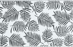 vidaXL - Buitenkleed - ARAKIL - 190x290 - cm - PP - wit - en - zwart — thumbnail 3