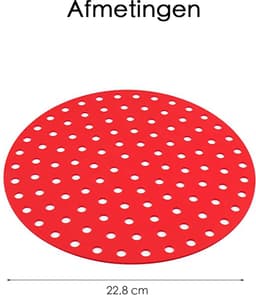 Merkloos Universeel inlegvel voor heteluchtfriteuse - Accessoire voor heteluchtfriteuse - 2 Stuks - Vaatwasserbestendig — thumbnail 3