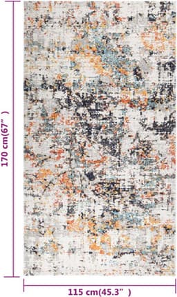 vidaXL - Buitenkleed - platgeweven - 115x170 - cm - meerkleurig — thumbnail 2