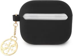 Guess Charms Silicone Case voor Apple Airpods 3 - Zwart — thumbnail 2