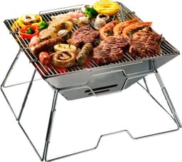 AceCamp BBQ grill opvouwbaar | Large stainless steel  42 x 42 x 27 cm — thumbnail 3