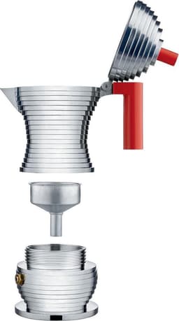 Alessi Percolator Pulcina - MDL02/1 R - Rood - 1 kops - door Michele De Lucchi — thumbnail 4