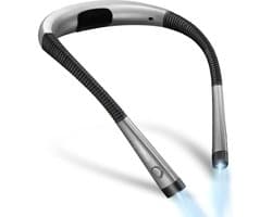 FEDEC Leeslamp oplaadbaar - Neklamp - 3 Lichtstanden - Zwart