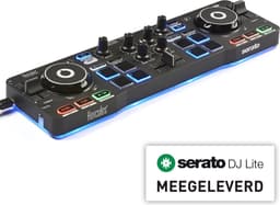 Hercules DJControl Starlight - DJ controller met Serato DJ Lite - 2 Decks & 8 RGB Pads — thumbnail 1