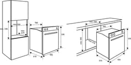 Inventum IOH6070RK Inbouwoven - 65L - Hetelucht & Grill - 60cm - 50-250°C - 8 standen - Zwart/RVS — thumbnail 3