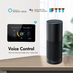 TechU™ Slimme Thermostaat Trust – Zwart met Witte rand – Alleen voor CV-ketel – App & Wifi – Google Home & Alexa – IFTTT – Persoonlijk programma instelbaar — thumbnail 5