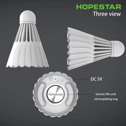 Hopestar T1 Wit Mini Bluetooth Speaker Badminton Vorm Draadloze Luidsprekers Draagbare Sport Stereo Bass Bluetooth Speaker Sound Box — thumbnail 2