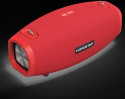 Hopestar H41 Rood Luidspreker Draagbare Draadloze Luidspreker 3D Geluid Draagbare Waterdichte Subwoofer Luidspreker — thumbnail 1