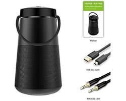 HOPESTAR H33  Zwart draagbare draadloze Bluetooth-luidspreker FM-zender Powerbank