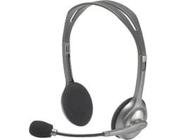 Logitech H110 dubbele 3,5 mm audiostekkers stereoheadset