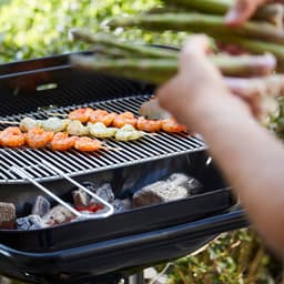 Barbecook Loewy 55 - Houtskool BBQ barbecue - Grilloppervlak 55x33cm - Incl. Windscherm, BBQ rooster en asopvangpot - Zwart — thumbnail 2