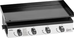 BIGHORN Gas Plancha BBQ met 4 Branders (9,96 kW) – Geëmailleerde Stalen Bakplaat – Compact Tafelmodel – Zwart — thumbnail 1