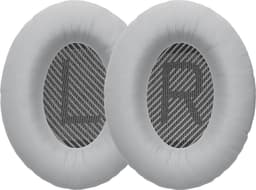 kwmobile 2x oorkussens geschikt voor Bose Quietcomfort 35 35II 25 15 / QC35 QC35II QC25 QC15 - Earpads voor koptelefoon in zilver — thumbnail 1