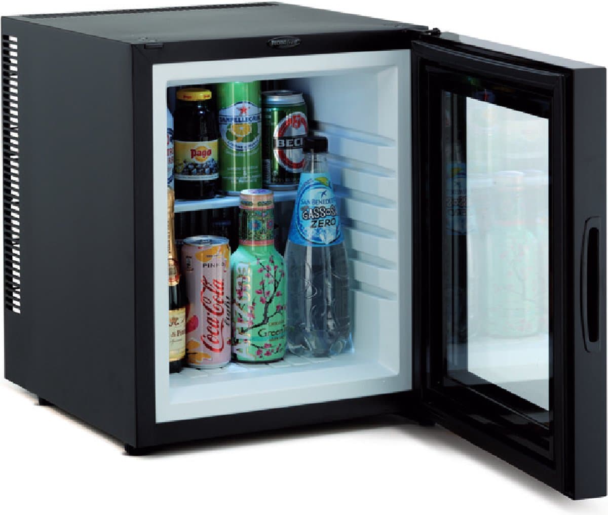 Technomax TP30NG minibar koelkast - 30 liter - compleet geruisloos - met glazen deur — afbeelding 1