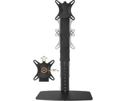 Monitorstandaard in hoogte verstelbaar - beeldscherm draaibaar kantelbaar roteerbaar