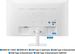 Samsung Smart M7 LS32FM703 - 4K - VA-paneel - 32 inch - wit — thumbnail 11