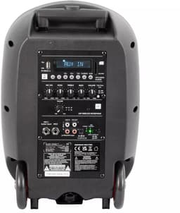 Ibiza PORT8UHF-MKII-TWS - draagbaar geluidssysteem met TWS en UHF-microfoon - 8 inch - Bluetooth - MP3 - artiesten - TWS-stereo — thumbnail 3