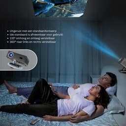 Mini Beamer - Projector met Wifi - Bluetooth — thumbnail 4
