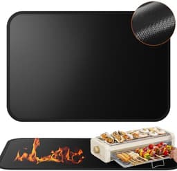 Hittebestendige Mat, Vuurvaste Siliconen Ondergrond voor Keuken, 60 x 40 cm, Warmtebescherming voor Airfryer en Magnetron — thumbnail 1