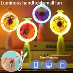 Draagbare Reisventilator - Oplaadbare Mini Ventilator voor Thuis en Reizen — thumbnail 2