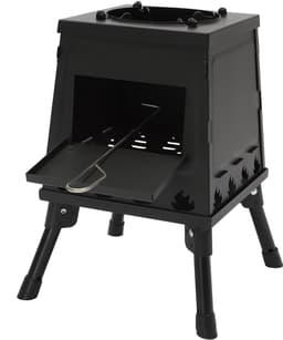Tentkachel Camping Houtkachel Campingtentkachel Voor Buiten, Tentverwarming Zwart Antiroest Spuiten — thumbnail 3