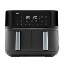 Braun TwinCook 3 Dubbele Airfryer - TD3030 - 8L - 2x4L Vaatwasbestendige Lades - Zwart — thumbnail 1