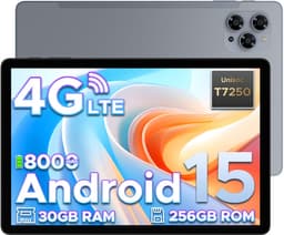 Doogee Tab G6-Android 15 Tablet-11 inth +90Hz - 4G LTE -6GB RAM+256 GB ROM (2TB TF) - Dubbele luidsprekers -8000 mAh- T7250 octa-core - 5G WiFi - BT5.0- Grijs — thumbnail 1