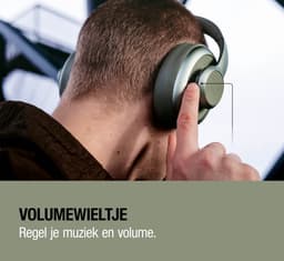 Fresh 'n Rebel Clam Ace 2 – Draadloze Bluetooth Koptelefoon met Active Noise Cancelling – 100+ uur Speeltijd - Met volume wiel - Dried Green — thumbnail 12