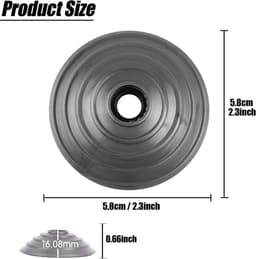 Vervangende V-Ball-wielen voor Dyson V6,V7,V8,V10,V12,DC58,DC59,DC62,DC72,DC74,SV10,SSV12,SV20 - Vervangende wielen voor stofzuigers - Direct Drive-accessoire voor stofzuigerkop - 35W, 50W - 2 wielen + 2 schroeven + 2 bevestigingen + schroevendraaier — thumbnail 5
