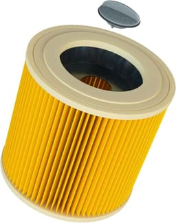 WD3-patroonfilter, compatibel met Karcher WD-serie WD2 WD3 WD3P A2004 MV2 MV3 nat- en droogzuigerpatroonfilters — thumbnail 1