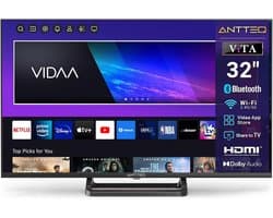 Smart TV 32 inch met Spraakbediening, Wifi, Bluetooth, HDMI en Diverse Streaming Apps