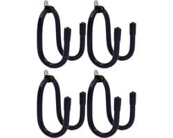 4 Stuks Stofzuigerslanghouders - Vacuümkophouder - Ophangbeugel - Standaard - Opbergrek voor Jerrycan in W-Stijl voor Winkel en Garage