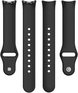 Stravo 2-Pack Siliconen bandjes Geschikt voor Xiaomi Smart Band 10 (Xiaomi Mi Band 10) / Xiaomi Smart Band 9 (Xiaomi Mi Band 9) / Xiaomi Smart Band 8 (Xiaomi Mi Band 8) - 2-pack Klassiek Sportief Siliconen Horlogebandje - Blauw + Starlight — thumbnail 6