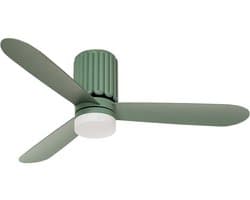 CREATE - Stille plafondventilator 40W Ø132 cm met LED-verlichting - Sage - WIND CALM SCULPT — afbeelding 1