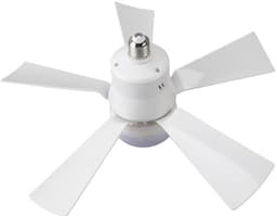 Plafondventilator met Verlichting en Afstandsbediening - Dimbare Ventilator voor Slaapkamer en Keuken — thumbnail 2