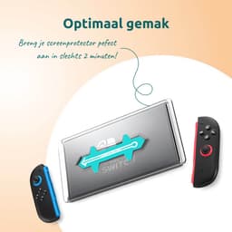 George Napoli Screenprotector Geschikt voor Nintendo Switch 2 - Beschermglas - Glasplaatje - Met Installatietray - Tempered Glass - 2-Pack — thumbnail 4