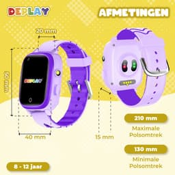 DEPLAY 4G KidsWatch - Paars — thumbnail 2