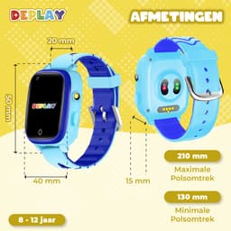 DEPLAY 4G KidsWatch - Blauw — thumbnail 2